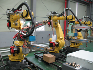 Automation Robots at Electronic Control Corporation